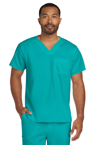 Wink Adult Unisex WorkFlex 65/35 poly/cotton Chest Pocket V-Neck Scrub Top